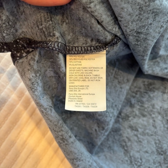 Jack Nicklaus NWT Palm Leaf Navy Blue Men's Golf Polo Size Small SPF 50 - Picture 10 of 10